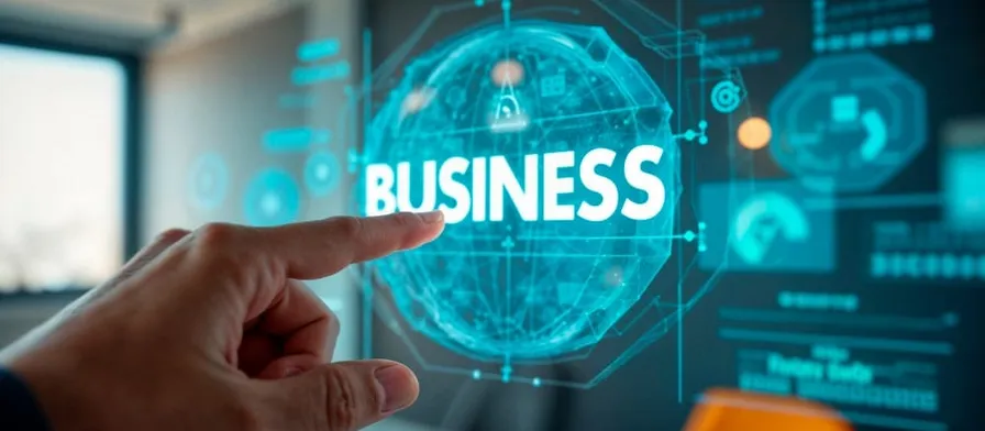 A digital business interface representing generative AI engines