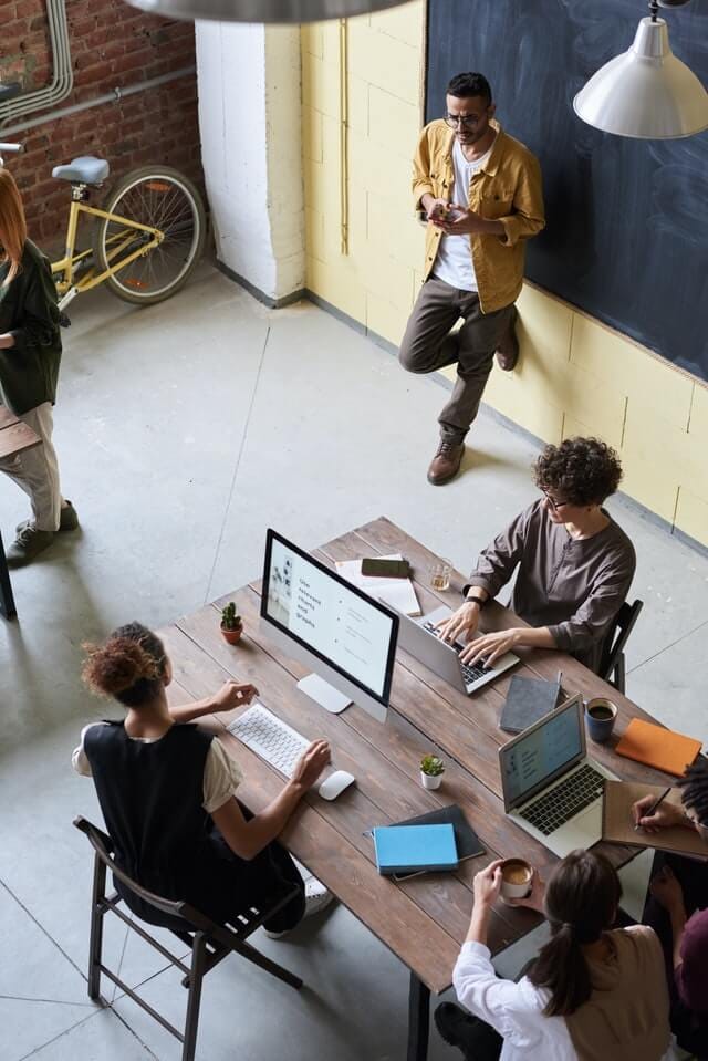The Digitifex team collaborating in the studio