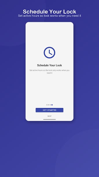Incoming Call Lock feature screen