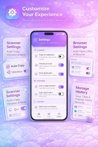 QR Scanner scanning screen